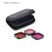 PGYTECH GoPro Hero 65 Sports Camera Deep Sea Diving Camera Filter Accessories Original Waterproof Shell Edition - Deep Dive Set Red Magenta Snorkeling
