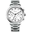 Rlongtou Watch Mens Super 101m-t-a1 White White Dial Steel Belt Male Watch