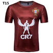Summer New Mens T-Shirt WorldCup Printed Football T-shirt Casual Commemorative T-shirt Sports Running Fitness Exercise