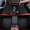 Purple wind chime car custom car mats surrounded by Corolla Baojun 510 Passat Tiguan LCRV belt Tengmai Teng sagitar Angkewei Hafu H6 single layer - black beige