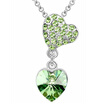 Heart Pendant Necklace Austrian Crystal from Swa Elements High Quality Chain Necklaces For Women Jewelry Valentines Day Gift 1047