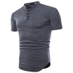 Mens Fashion Short-Sleeve T-Shirt Summer Cool T-Shirt Cotton Slim T-Shirt