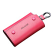 BOPAI car key bag men&39s leather waist hanging key chain multi-function car key chain spoon chain bag female rose red 16-00705