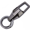 JOBON Zhongyin key chain ring car key chain chain mother ring spring waist hanging type ZB-081B black nickel