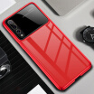 Cool music front Huawei P20Pro mobile phone shell Huawei P20Pro mobile phone sets all inclusive anti-fall PC hard shell glass mobile phone shell new men&women apply to Huawei P20pro red