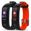 Hong Kong Sen GASON smart bracelet P1 plus heart rate blood pressure monitoring high-definition color sports bracelet men&women step waterproof 50 meters call micro channel reminder black