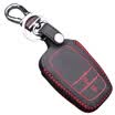Huashi Toyota Highlander key bag hand sewing smart two-button black special steam key set keychain