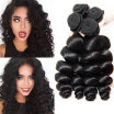 CLAROLAIR Hair Brazilian Loose Wave Hair 4 Pcs 7A Unprocessed Brazilian Virgin Hair Loose Wave Wet And Wavy Virgin Brazilian Hair