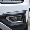 Nila NIRA is specially used for Volkswagen Touring front fog lights decorative frame bright strips on the outer decoration modified decorative patch fog lamp cover patch carbon fiber pattern road - front fog light eyebrow