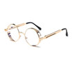 Round Metal Steampunk Sunglasses Men Women Fashion Glasses Brand Designer Unisex Retro Vintage Round Sunglasses UV400