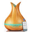 KBAYBO Ultrasonic Air Humidifier electric Aroma air diffuser Essential Oil Diffuser Wood Remote Control Mistmaker for home 400ml
