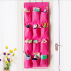 2pcs cloth fabric folding underwear storage bag 12 finishing toys storage bag dust bag mesh cloth hanging