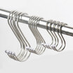 Bingyou stainless steel S hook bold 42mm meat hook kitchen hook universal stainless steel s-type hook crossbar hook 14 cm 8