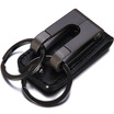 Jingdong Supermarket JOBON Bangzhong key ring car key chain ring belt wear double-key ring to facilitate the removal of fiber leather ZB-050B black
