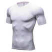 Compressed Shirt Mens 3D Printed T-Shirt Short-Sleeve Fitness T-Shirt Mens Tights Summer Sports T-Shirt