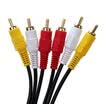 Shanze SAMZHE YP-905 three lotus on the three lotus line red&white bold type AV audio&video cable 15 meters
