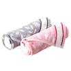 Sheng Wei towel home bamboo fiber double loose flower towel SW-24 pink blue 2 installed