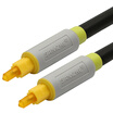 Shanze SAMZHE SZU-6920 digital optical fiber audio cable multi-channel audio audio line digital line side of the other side of the mouth black 2 meters