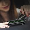 yantu Temporary stop sign Hidden anti-harassment metal luminous moving license plate number stickers on the car moving car phone number car interior sup