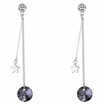 Long Chain Drop Earrings For Women Wedding Gifts Star Moon Crystal from Austrian Dangle Earring Jewelry -28341