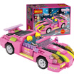 COGO Pink roadster Building blocks toy for girls 256 pcs - Dream Girls series - model 14506
