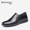 Ishmaiah Mens Casual Shoes Office Comfortable Flip Flops Trend Shoes 8526 Black 38