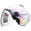 Tanked Racing Motorcycle Helmet Electric Battery Helmet T506 Spring Summer Helmet L Code White Kelly
