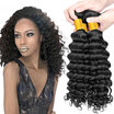YAVIDA Hair Brazilian Deep Wave 7A Brazilian Virgin Hair 4 Bundles Brazilian hair Deep wave Human Hair Weave