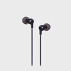 Netease Cloud Music Oxygen Wired Headphones HIFI In-Ear Style Wire Control Chicken with Wheat Call Headset Black ME01W