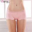 Urban Beauty Seamless Underwear Comfortable Breathable Low-rise Waist Pants Hips Sexy Womens Underwear 090150 Peony Purple Free