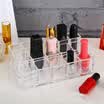 Wanshijia transparent acrylic desktop lipstick seat 16 grid lipstick stand display lip gloss lipstick storage box large lattice lipstick box JD-ZP07