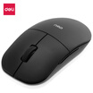 Deli deli wireless silent optical mouse four-speed DPI adjustment office gaming mouse black 2214