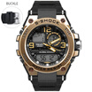 SMAEL Luxuly Mens Wrist Watch Gold Digital Watch Man Waterproof 50m LED Clock Man Digital Watch Man Sport Watch S hock