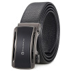 Goldlion Mens Belt Gift Box Casual Automatic Buckle Belt Business Simple Mens Pants MPC81013-1191 Black 125-130CM