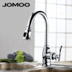 JOMOO Grifo De Cocina Grifo De Lavabo Desplegable Grifo De Un Solo Orificio Manija única Grifo Mezclador De Lavabo De Cocina