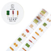Kinbor hand book&paper tape 30mm10m hand book sticker food decoration tape less eat DTB64188