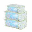 Youjia storage bag quilt clothes moisture-proof finishing bag clothing moving packing bag luggage bag large cross section 2 large 1 small U-5119-L