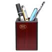 TRNFA TN-809 wooden pen holder storage seat four square pen holder office storage Decoration can be printed LOGO promotional items