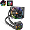 Tt Thermaltake Sync Sync RGB 120 integrated CPU water cooling radiator RGB fan motherboard synchronization copper water cold head multi-platform with