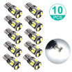 10pcs W5W width lamp light license plate lamp indoor lamp