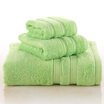 Montagut Pakistani cotton 1 towel 1 towel 1 square towel 3 sets of cotton thick thick water durable durable G green towel 492g face towel 130g square towel 60g