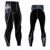 New Fashion Mens Compression Pants 3D Print Quick Dry Skinny Leggings Tights Fitness MMA Pants Stitching Tousers