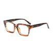 SHAUNA Classic Nail Decoration Women Square Glasses Frame Retro Men Anti-Blue Rays Reading Eyeglasses