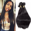 YAVIDA Hair 7A Brazilian Virgin Hair Straight 4 Bundles Human Hair Weave Extension Brazilian Hair Weave Bundles Straight Hair