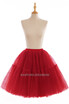 Skirts Womens 6 Layers Midi Tulle Skirt Burgundy Red Tutu Skirts Women Ball Gown Party Petticoat