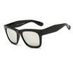 Men Big Frame Simple Stylish Sunglasses Women Gradient Lens Square Eyeglasses