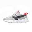 Li Ning childrens shoes for men&women childrens breathable non-slip soft midsole Velcro running shoes YKFN042-2 microcrystalline gray glacier gray 33