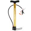 Double-brand portable multi-function bicycle basketball inflatable swimming ring pump with gas needle&car tire clips gold extra large