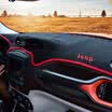 Huashi Freedom Man Avoid Light Pad jeep Freeman Center Console Reflective Sunscreen Sun Pad Jeep Freeman Refit Black Red Side