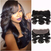 WYF 8A Indian Virgin Hair Body Wave 4 Bundles with Frontal 100 Unprocessed Human Hair